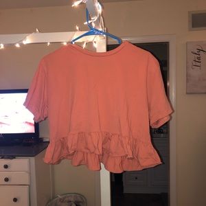 Wild fable peplum top